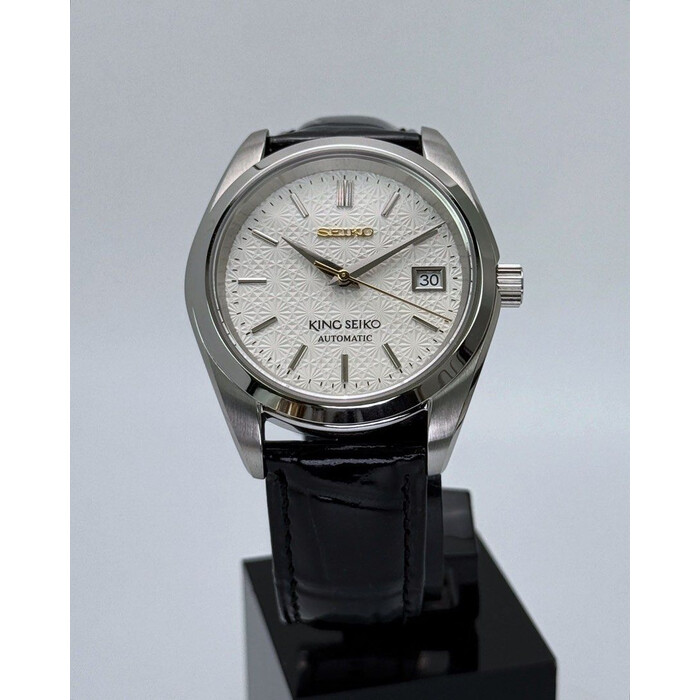 Custom Seiko Mod • White Chrysanthemum King Seiko • 39mm